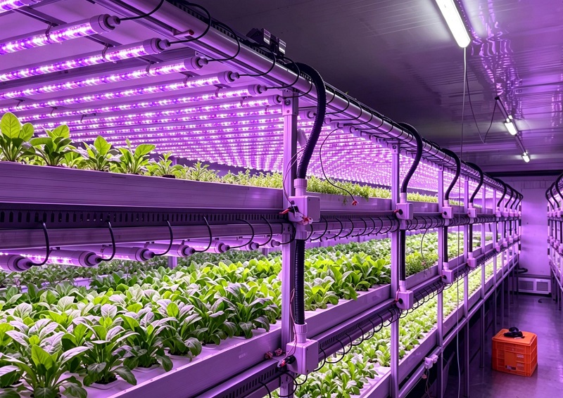 Applications du boîtier JE IP65 LED T8 dans les usines