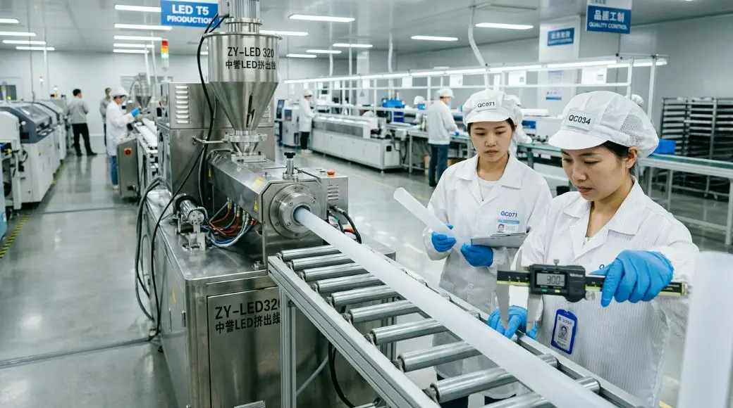 Usine de boîtiers de tubes LED haut de gamme en Chine : innovation pour les normes mondiales 2026 et personnalisation 3D