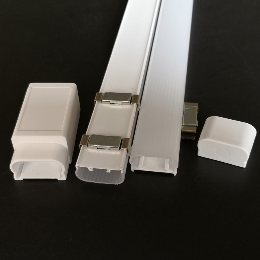 Diffuseur en plastique personnalisé pour boîtier d'éclairage de réfrigérateur et de congélateur