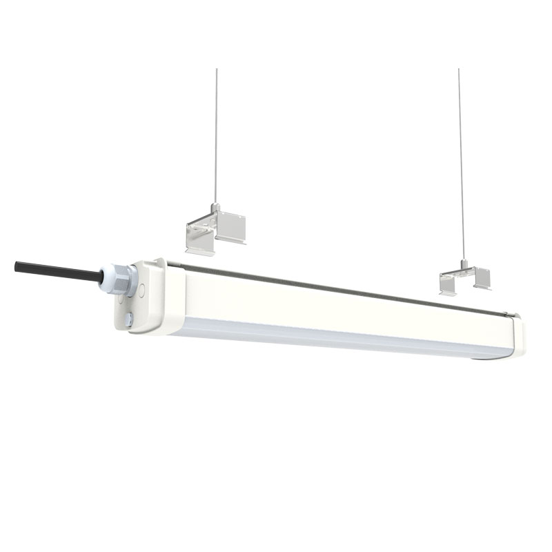 Boîtier de lampe à réglette LED IP65