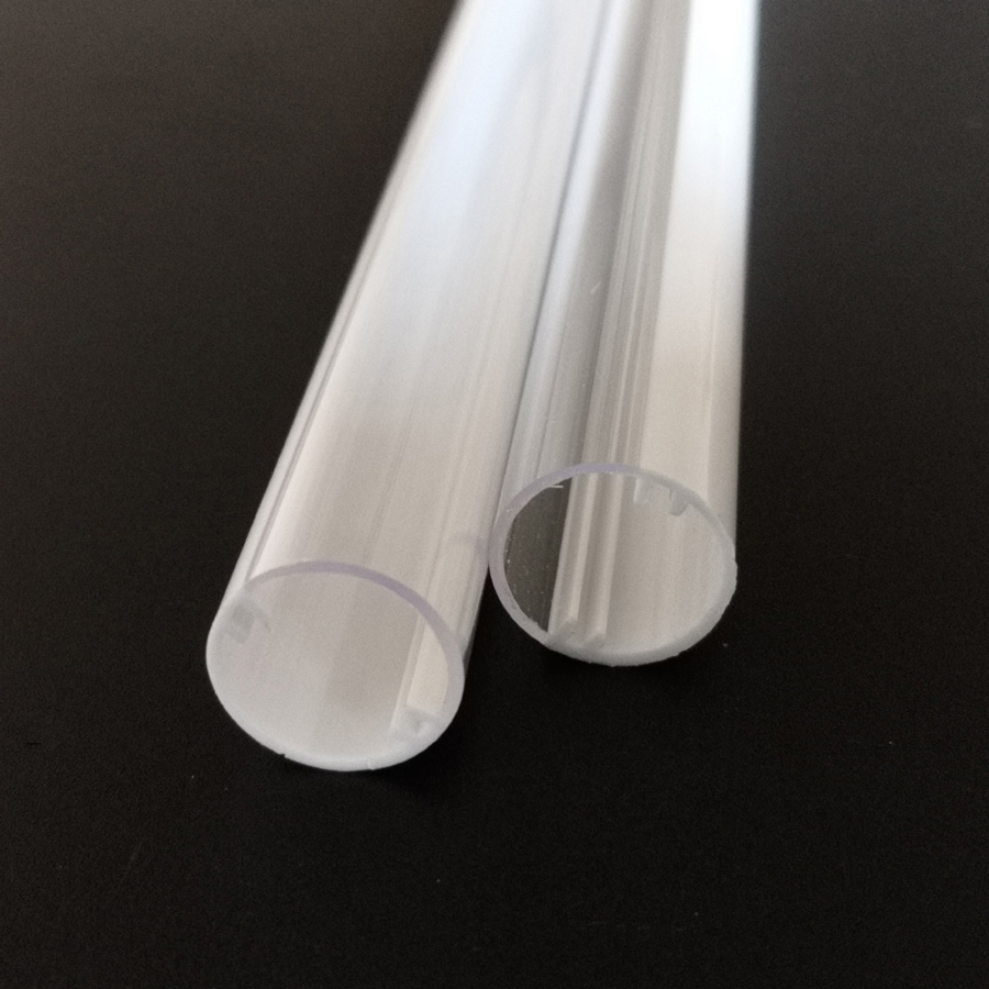 Diffuseur en plastique LED pour boîtier de tube T5 T8 T10